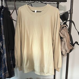 lululemon athletica Cream Sweatshirt